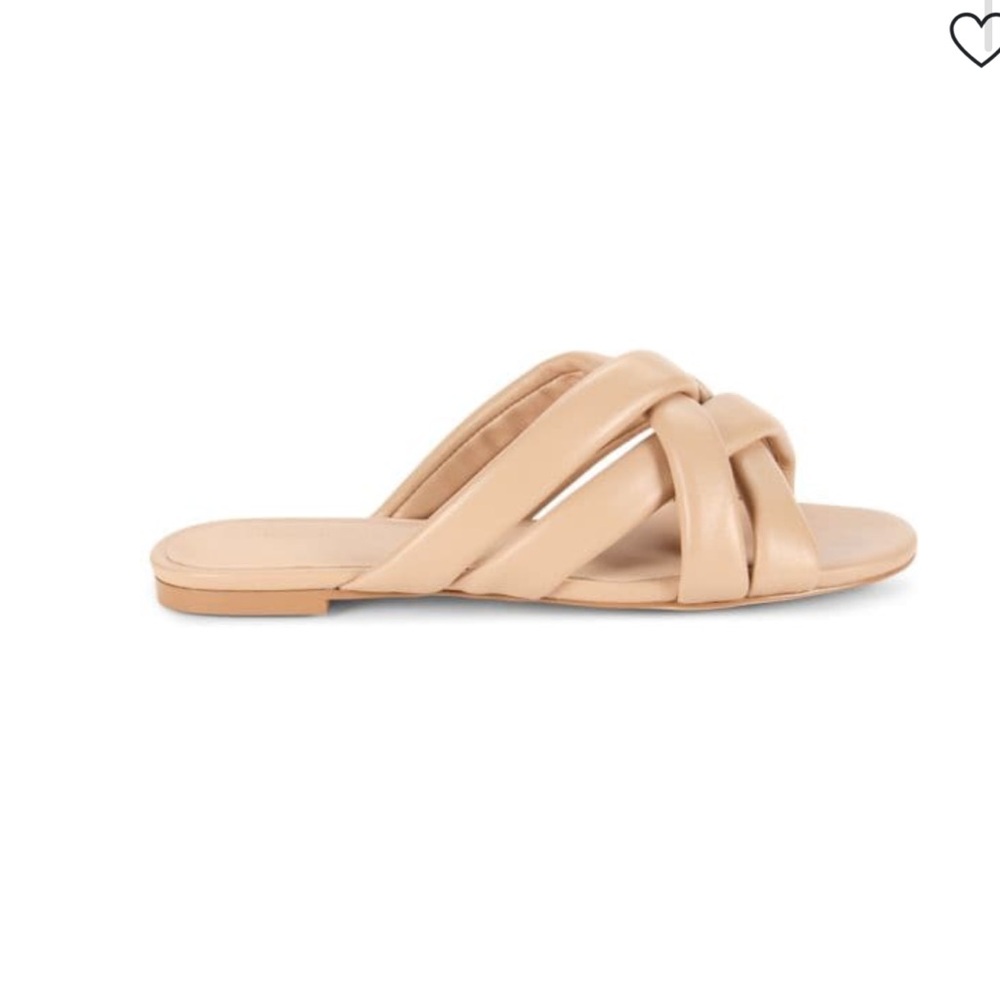 Stuart Weitzman Beige Women's Slide Sandals